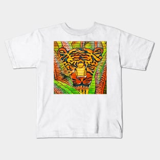 Tiger Head #1b Kids T-Shirt